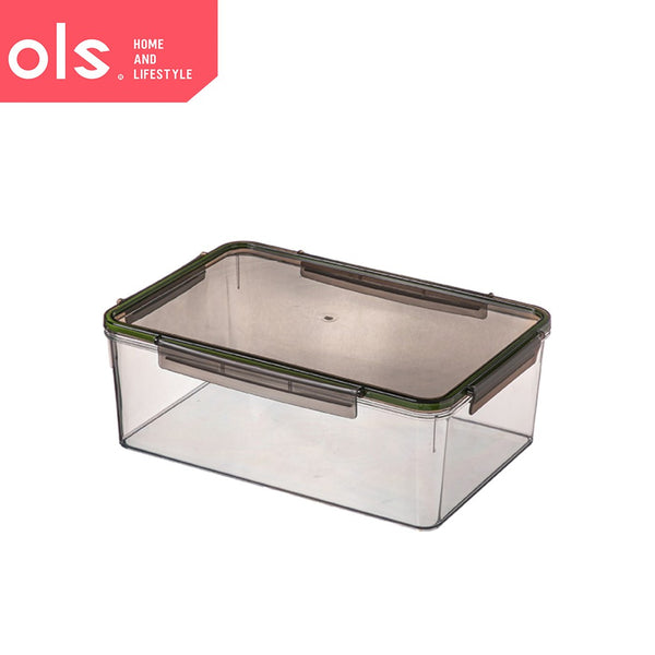 Transparent Food Keeper Airtight Left Over Container Vegetable Fruit Storage Plastic Organizer