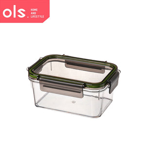 Transparent Food Keeper Airtight Left Over Container Vegetable Fruit Storage Plastic Organizer