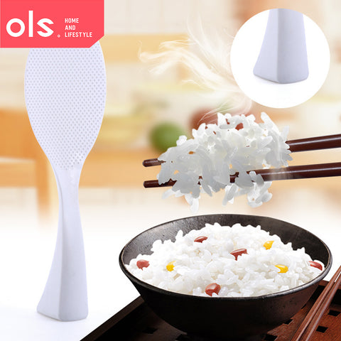 OLS Japanese Style Standing Rice Spoon Non-stick Rice Serving Scooper