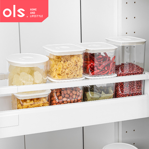 Sealed Whole Grain Transparent Food Storage With Lids Snacks Dried Fruits and Tea Storage Box