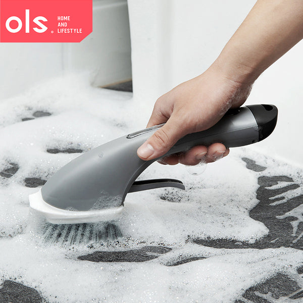 Multifunctional Kitchen Cleaning Pot Washing Brush Wall Brush Bathroom Sink Wall Tile Floor Gap Brush with Spray