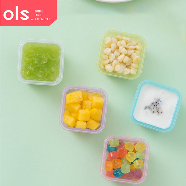 Refrigerator Crisper Snack Plastic Seal Box Mini Storage Box Small Portable Fruit Jam Snacks Container