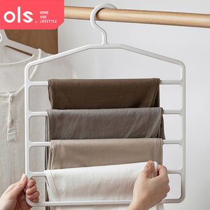 1PC Multifunctional Scarf Towel Hanger Multi-Layer Pants Hanger