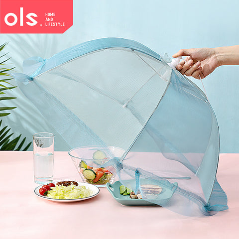 Foldable Food Protector Net Mesh Umbrella Anti-Fly Mosquito Meal Cover Table Mesh Food Cover