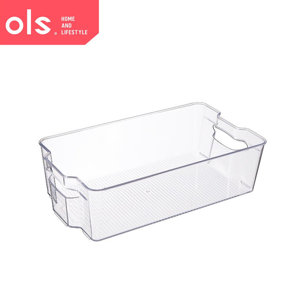 Acrylic Pantry Fridge Organizer Box Kitchen Countertop Storage Bin Vegetable Container Plastic