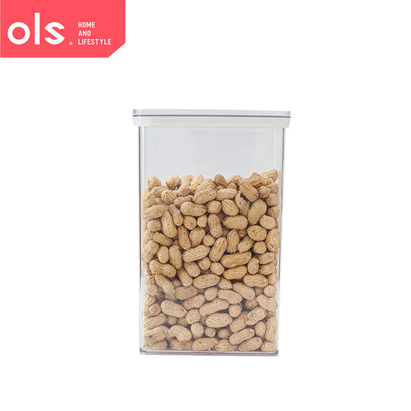 Transparent Airtight Sealed Grains Jar Storage Canister Dry Food Condiments Storage