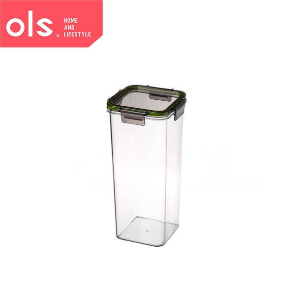 Airtight Dry Food Container Jar Canister Transparent Pet Plastic