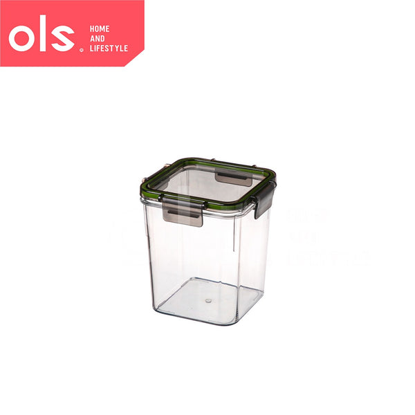 Airtight Dry Food Container Jar Canister Transparent Pet Plastic