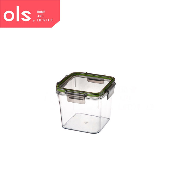 Airtight Dry Food Container Jar Canister Transparent Pet Plastic