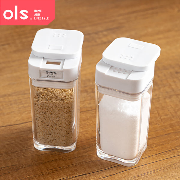 Kitchen Spice Condiments Storage Salt Pepper Oil Dispenser Bottle Seasoning Storage