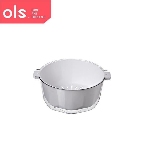 Japanese Style 2in1 Colander Vegetable Fruit Strainer PET Two-way Food Drainer Basket Minimalist