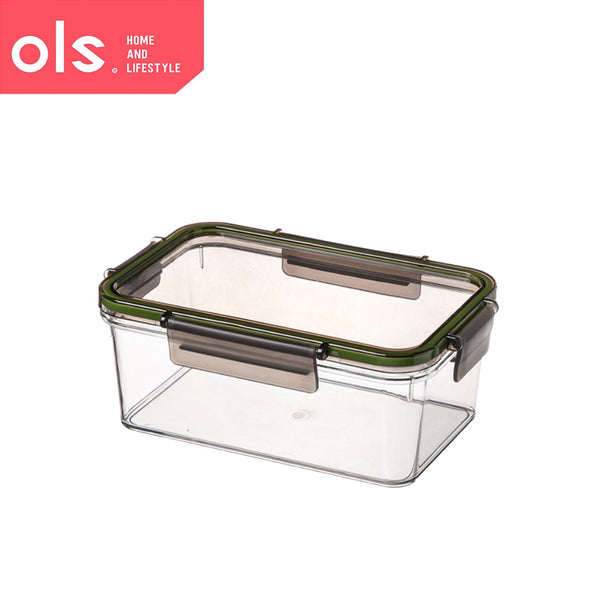 Transparent Food Keeper Airtight Left Over Container Vegetable Fruit Storage Plastic Organizer