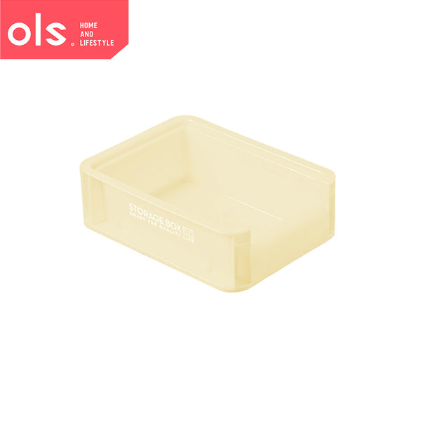 OLS Desktop Industrial Style Stacking Storage Box Sundries Snacks Cosmetics Finishing Box Solid Color Fruit Storage Basket