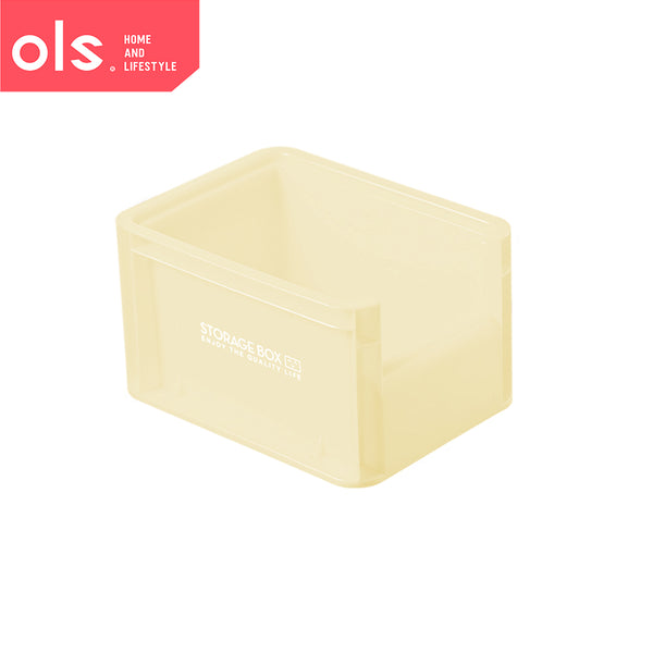 OLS Desktop Industrial Style Stacking Storage Box Sundries Snacks Cosmetics Finishing Box Solid Color Fruit Storage Basket