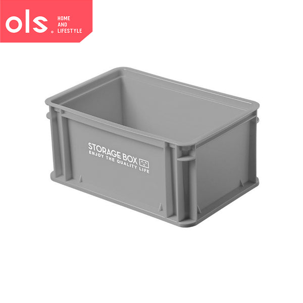 OLS Desktop Industrial Style Stacking Storage Box Sundries Snacks Cosmetics Finishing Box Solid Color Fruit Storage Basket