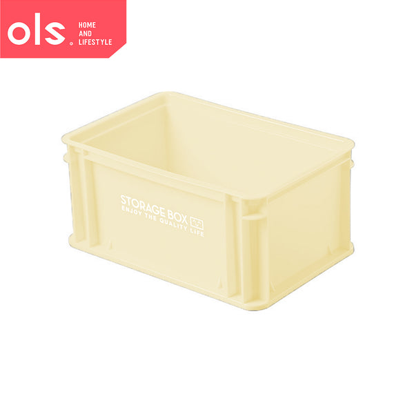 OLS Desktop Industrial Style Stacking Storage Box Sundries Snacks Cosmetics Finishing Box Solid Color Fruit Storage Basket