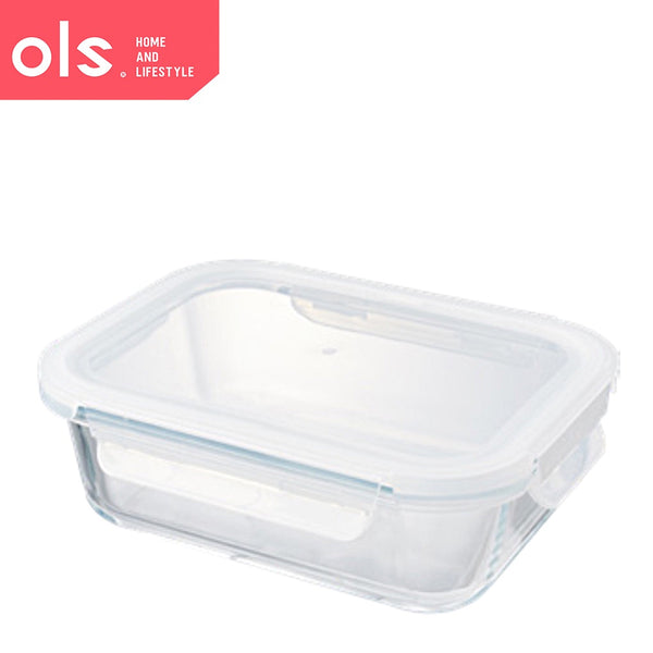 Glass Food Keeper Crisper Airtight Leakproof Microwavable Oven Safe Freezer Safe Lunch Box