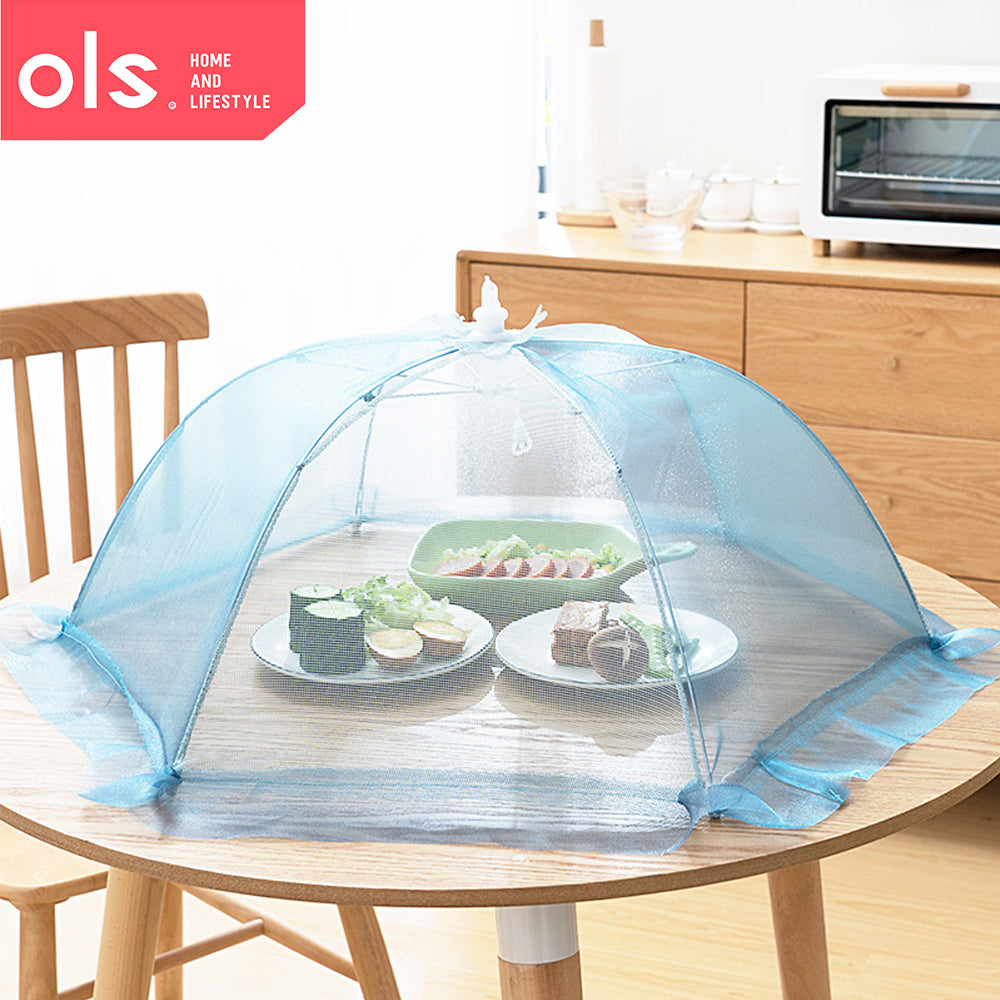 Foldable Food Protector Net Mesh Umbrella Anti-Fly Mosquito Meal Cover Table Mesh Food Cover