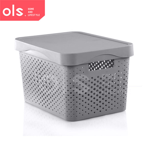 Plastic Box Basket Storage Box Organizer Space Saver Container Bins