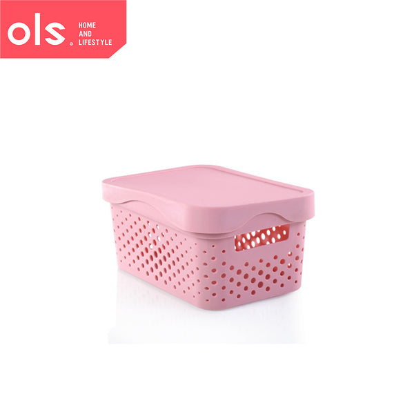 Plastic Box Basket Storage Box Organizer Space Saver Container Bins