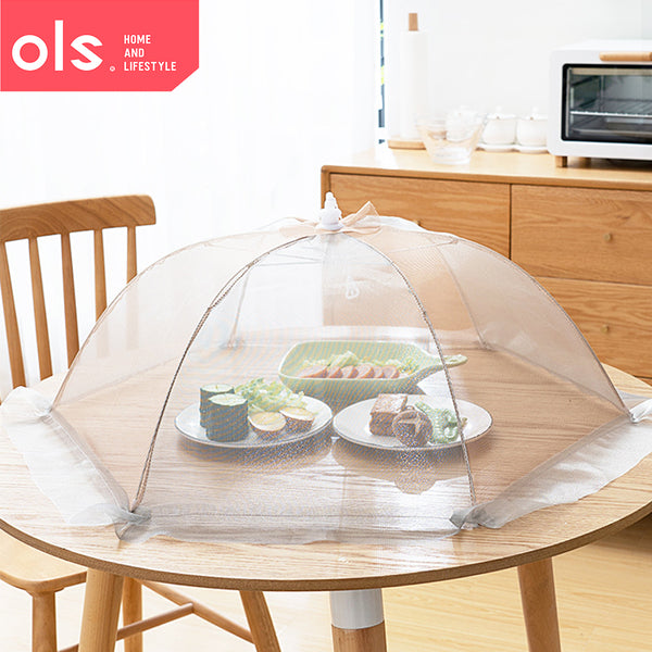 Foldable Food Protector Net Mesh Umbrella Anti-Fly Mosquito Meal Cover Table Mesh Food Cover