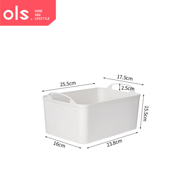 Japanese Style Multifunctional Storage Shelf Organizer Plastic Container Box With Lid Handle