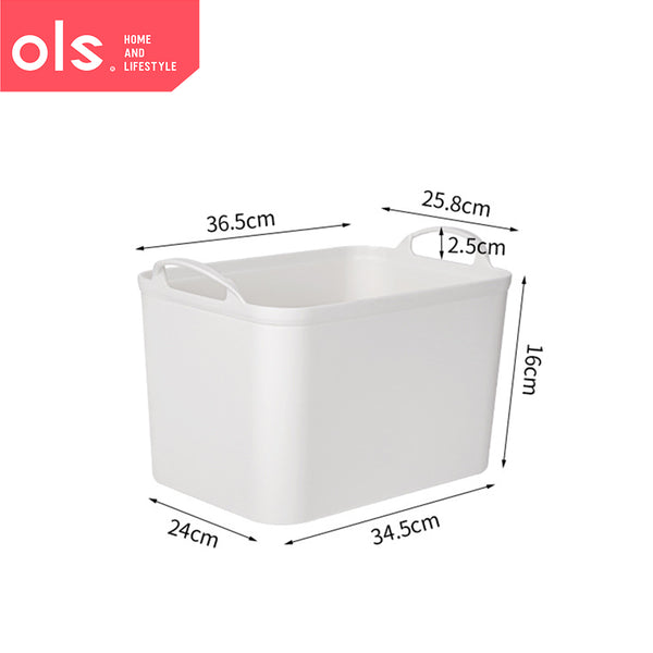 Japanese Style Multifunctional Storage Shelf Organizer Plastic Container Box With Lid Handle