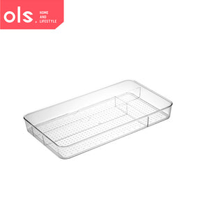 Transparent Desktop Organizer Kitchen Drawer Cosmetics Lipstick Makeup Brush Storage Dressing Table Organizer