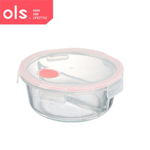 Borosilicate Glass Food Keeper Airtight Leakproof Crisper Microwaveable Oven Safe Lunch Box