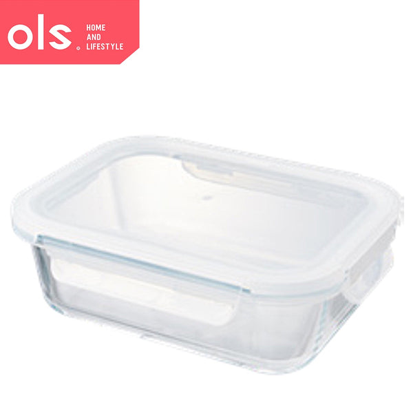 Glass Food Keeper Crisper Airtight Leakproof Microwavable Oven Safe Freezer Safe Lunch Box