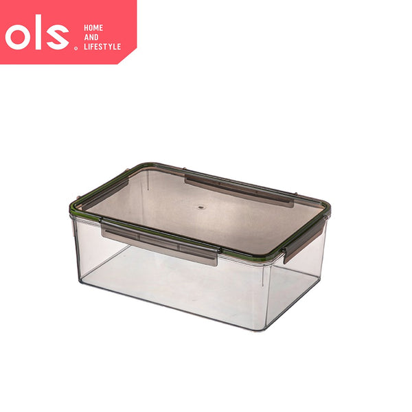 Transparent Food Keeper Airtight Left Over Container Vegetable Fruit Storage Plastic Organizer