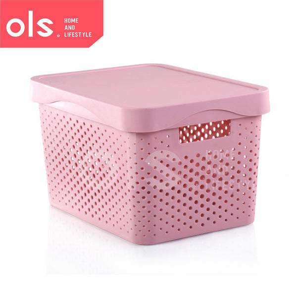 Plastic Box Basket Storage Box Organizer Space Saver Container Bins