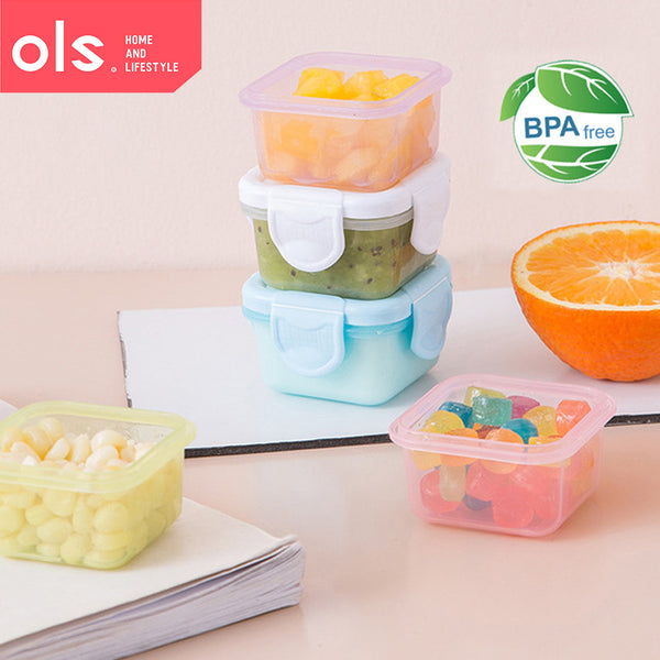 Refrigerator Crisper Snack Plastic Seal Box Mini Storage Box Small Portable Fruit Jam Snacks Container