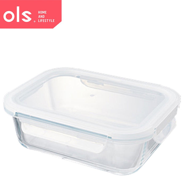 Glass Food Keeper Crisper Airtight Leakproof Microwavable Oven Safe Freezer Safe Lunch Box