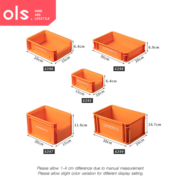 OLS Desktop Industrial Style Stacking Storage Box Sundries Snacks Cosmetics Finishing Box Solid Color Fruit Storage Basket