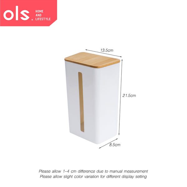 Multi-Function Tissue Box Wall Mounted Napkin Paper Boxes Tissue Holder Garbage Bag Dispenser