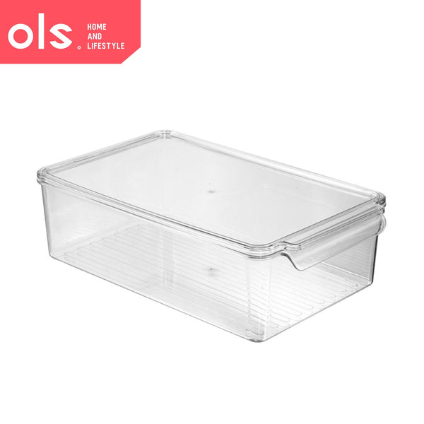 Refrigerator Organizer Kitchen Pantry Fridge Container Transparent Food Storage Organizers