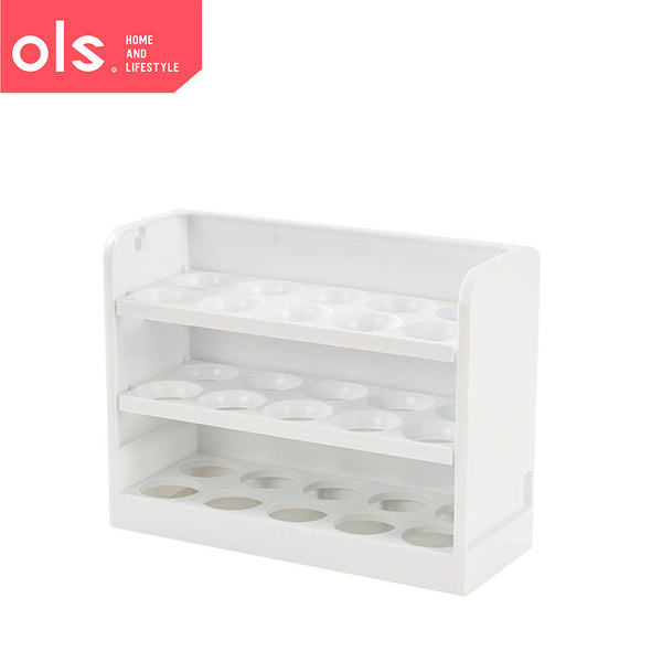 3 Layer Refrigerator Flipped Tray Eggs Storage Egg Rack Organizer