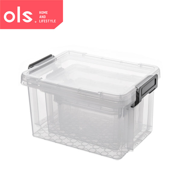 Set Plastic Organizer Storage Box Transparent Desk Makeup Medicine Drawer Organizer Storage Box