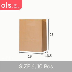 Refrigerator Kraft Paper Bag Pantry Vegetables Bread Oil-Poof Sub-Packaging Paper Storage Bag