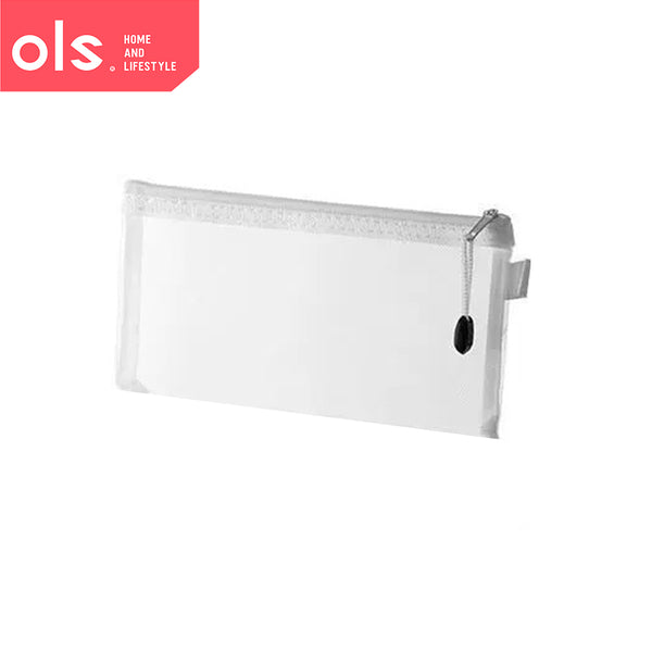 OLS Document Transparent Mesh Bag With Zipper Small Toys Bag Pencil Case